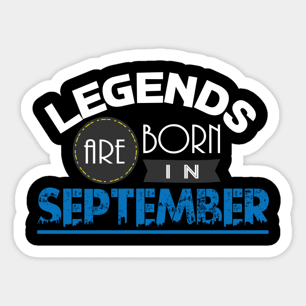 September Sticker by worshiptee